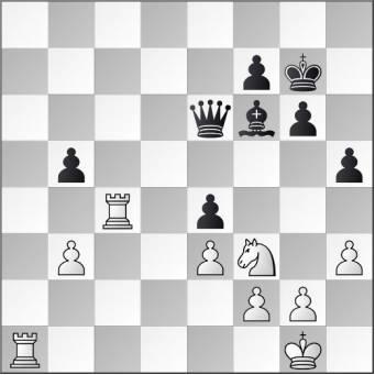 国际象棋基本技巧（10）- 捉双（10）：一垫一反捉